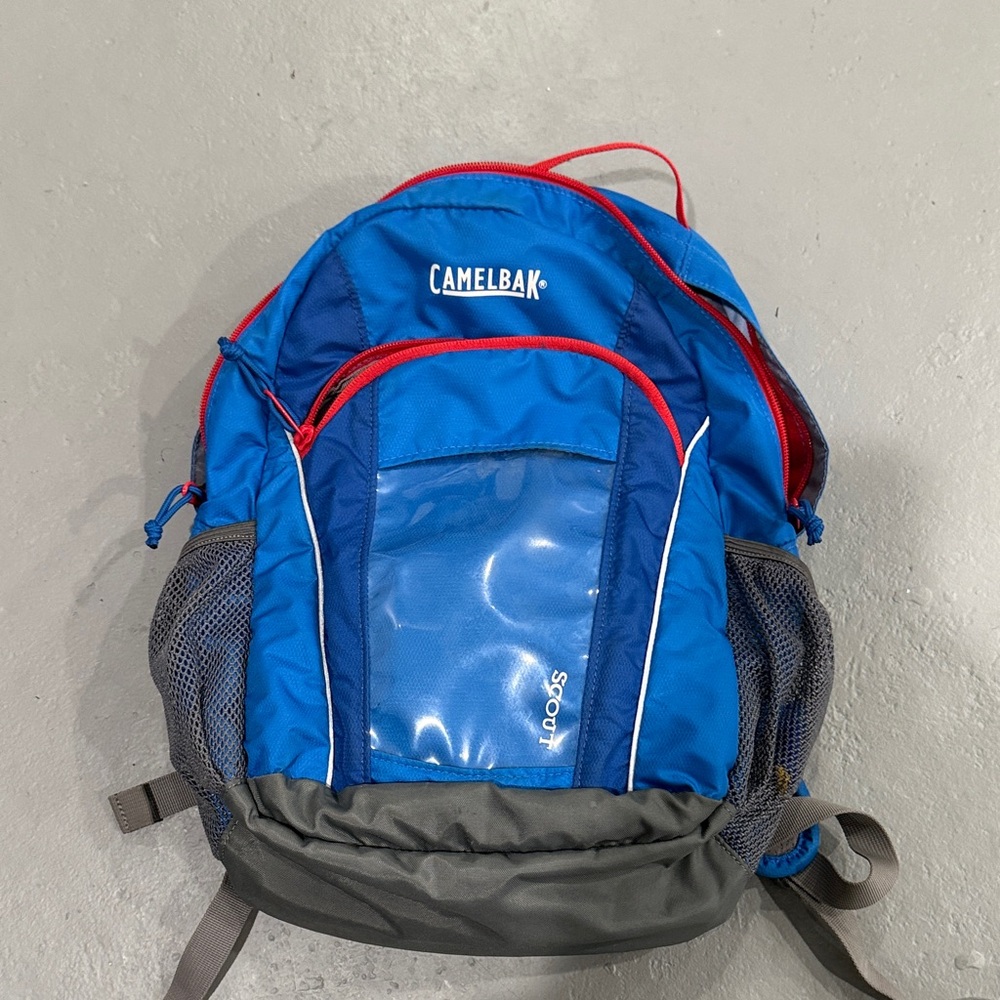 Kid's CamelBak Scout Blue and Gray Backpack